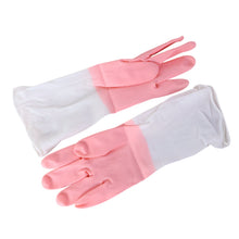 Medium Reusable Long - Cuff Household Cleaning Gloves - (1 Pair) - justgrabit.in | Just Grab It