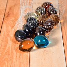 Glass Gem Stone, Flat Round Marbles Pebbles for Vase Fillers, Attractive pebbles for Aquarium Fish Tank. - Justgrabit Inc.