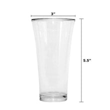 Stylish look Plastic Juicy Glass, Transparent Glasses Set 300ml (6pcs) - Justgrabit Inc.