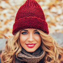 Mix Design Winter cap for Women Warm Thick Cotton Lining Skull Cap Warm Cap Outdoor Sports Hat for Ladies - Justgrabit Inc.