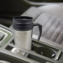 Stainless Steel Vacuum Glass Insulated Glass Coffee Cups, Tumbler (With Lid & Handle / 1 pc) - Justgrabit Inc.