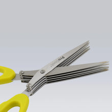 Multifunction Vegetable Stainless Steel Herbs Scissor with 5 Blades (1 Pc) - justgrabit.in | Just Grab It