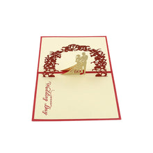 Unique 3D - Up Wishing Card (Wedding): 1 Pc - justgrabit.in | Just Grab It
