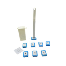 Toilet Brush Wand, Toilet Brush Kit with 8 Count Disposable Toilet Refills Heads - justgrabit.in | Just Grab It