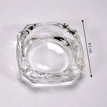 Glass Brunswick Crystal Quality Cigar Cigarette Ashtray Round Tabletop for Home Office Indoor Outdoor Home Decor - justgrabit.in | Just Grab It