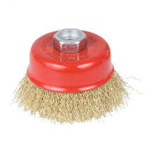 Wire Wheel Cup Brush (Gold) - justgrabit.in | Just Grab It