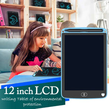 Portable LCD Writing Board Slate Drawing Record Notes Digital Notepad with Pen Handwriting Pad Paperless Graphic Tablet for Kids 12 inch - Justgrabit Inc.