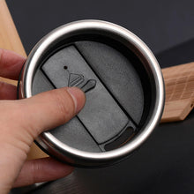 Stainless Steel Coffee Mug (1 Pc / With lid & Handle) - Justgrabit Inc.