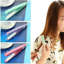 Beauty and Personal Care Professional Ceramic Plate Mini Hair Styler Straightener and Curler - justgrabit.in | Just Grab It