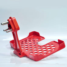 Multi - Purpose Wall Holder Stand for Mobile Charging (Red) - justgrabit.in | Just Grab It
