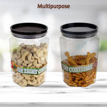 Air Tight Kitchen Storage Container (Approx - 1100Ml, Set of 6pcs) - justgrabit.in | Just Grab It