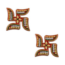 Decorative Swastik Sticker (2Pc Set) - Justgrabit Inc.