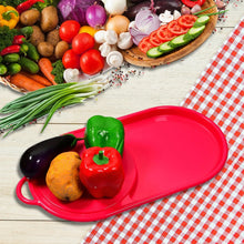 Plastic Kitchen Chopping Board with Tray – Convenient for Food Prep and Storage - Justgrabit Inc.