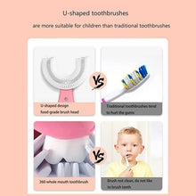 U - Shaped Toothbrush for Kids, 2 - 6 Years Kids Baby Infant Toothbrush, Food Grade Ultra Soft Silicone Brush Head. - Justgrabit Inc.