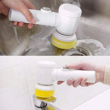 5in1 Home Kitchen Electric Cleaning Brush, Electric Spin Scrubber - justgrabit.in | Just Grab It