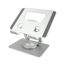 Aluminum Alloy 360°Rotating Bracket, Adjustable Tablet Stand, Portable Foldable Ergonomic Tablet Support - justgrabit.in | Just Grab It
