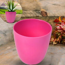 Plastic Flower Valencia (Pot) Home and Outdoor (1 Pc/Mix Colour) - Justgrabit Inc.