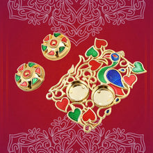 Rakasha Bandhan Special Puja Thali, Kumkum Thali Holder, Pooja Return Gift, Indian Housewarming Gifts, Brother / Bhai / Bhabhi / Sister / Family for Rakshabandhan, Diwali - Justgrabit Inc.