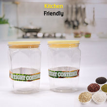 Air Tight Kitchen Storage Container (Approx - 1100Ml, Set of 2pcs) - justgrabit.in | Just Grab It