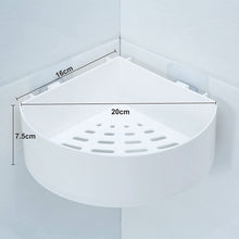 Corner Shelf Bathroom Kitchen Rack Self Adhesive Wall Mount Storage Basket - justgrabit.in | Just Grab It