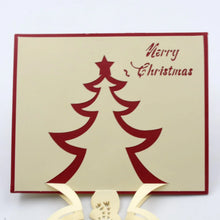 Unique 3D - Up Wishing Card (Christmas): 1 Pc - justgrabit.in | Just Grab It