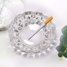 paricutin Glass Crystal Quality Cigar Cigarette Ashtray - justgrabit.in | Just Grab It