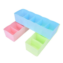 5 Compartments Socks / Handkerchief / Underwear Storage Box Socks Drawer Closet Organizer Storage Boxes (pack of 2) - Justgrabit Inc.