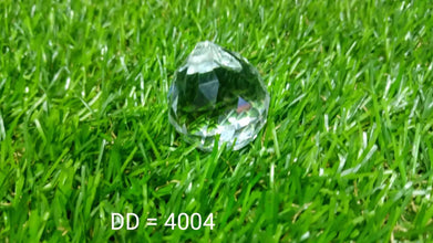 White Crystal Ball Hanging Crystal Ball for Home and Office or Car Decor. - Justgrabit Inc.