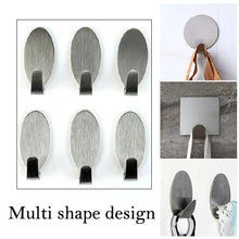Heavy Duty Self Adhesive Hook Sticky (Pack of 6) - Justgrabit Inc.
