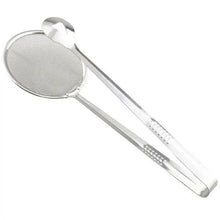 2In1 Stainless Steel Filter Spoon with Clip Food Kitchen Oil - Frying Multi - Functional - Justgrabit Inc.