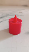 Electrical Candles Diya LED Tea Light, Diwali(1 Pc / Red) - justgrabit.in | Just Grab It