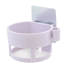 Self Adhesive Hair Dryer Holder – Bathroom Wall Storage Shelf Organizer Stand - justgrabit.in | Just Grab It