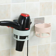 Self Adhesive Hair Dryer Holder – Bathroom Wall Storage Shelf Organizer Stand - justgrabit.in | Just Grab It