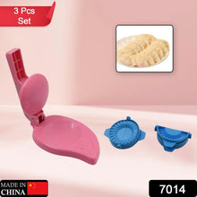 Puri Press & Dough Press Set Dumpling Dough Press Pastry Maker Mould Mold & Puri Press Maker High Quality Kitchen Product Use For Gujiya Making ( 3 Pcs Set ) - justgrabit.in | Just Grab It