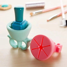 Nail Polish Holder Ring with Nail Polish Holder Stand, Fingernail Painting Tools, Manicure and Pedicure Accessories - Justgrabit Inc.