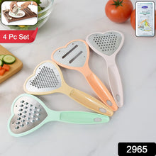 Heart Grater Set and Heart Grater Slicer Used for Grating and Slicing of Fruits, vegetables - justgrabit.in | Just Grab It