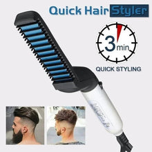 Men's Beard and Hair Curling Straightener (Modelling Comb), Hair accessories - justgrabit.in | Just Grab It