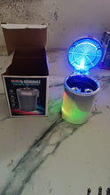 Premium Quality LED Illuminated Car Ashtray with Lid and Detachable Holder (1 Pc) - justgrabit.in | Just Grab It