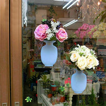 Wall Hanging Silicone Flower Pot Sticker Plant Rack for Decoration (MultiColour) - Justgrabit Inc.