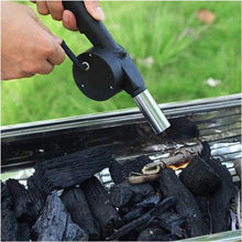 Portable Hand Crank Air Blower Fan for Charcoal Grill BBQ - Justgrabit Inc.