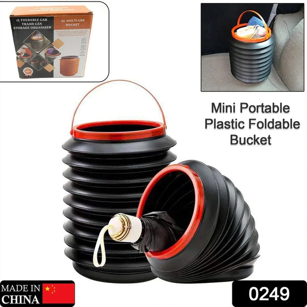 Foldable Storage Bucket , Water Container & Dustbin Multiuse Bucket For Home , Car & Kitchen Use Bucket - justgrabit.in | Just Grab It