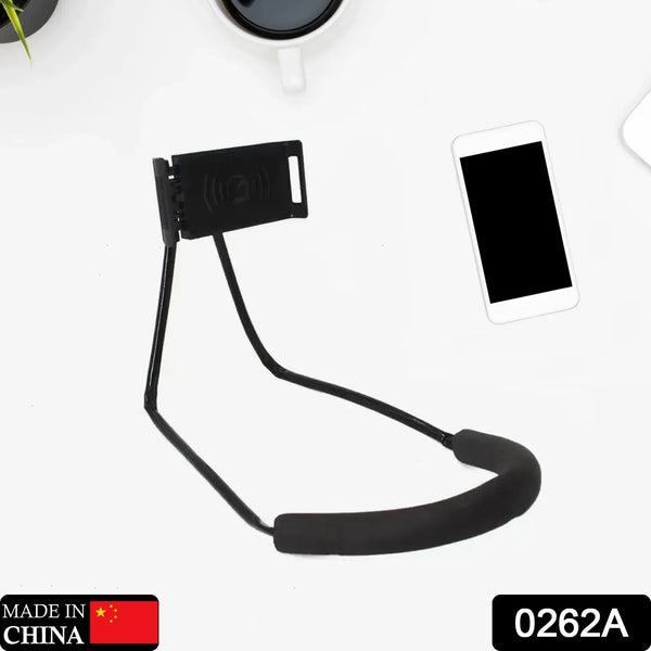 Multi Functional Flexible Long Arms Stand Hanging on Neck Universal Mobile Phone Stand Lounger's Bracket for Mobile Phone Tablet PC Desktop - justgrabit.in | Just Grab It