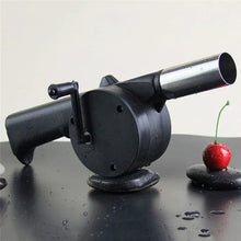 Portable Hand Crank Air Blower Fan for Charcoal Grill BBQ - Justgrabit Inc.