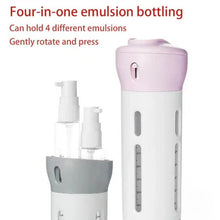 4 in 1 Travel Dispenser Bottle Set Travel Refillable Cosmetic Containers Set - Justgrabit Inc.