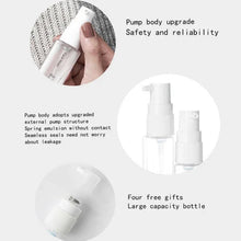 4 in 1 Travel Dispenser Bottle Set Travel Refillable Cosmetic Containers Set - Justgrabit Inc.