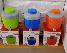 Insulated Water Jug, Insulated Plastic Water Jug with a Sturdy Handle, Water Jug Camper with Tap Plastic Insulated Water Storage Cool Water Storage for Home & Travelling (6000 ML) - Justgrabit Inc.