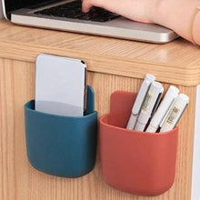 Wall Mounted Storage Case with Mobile Phone Charging Port Plug Holder - Pack of 4 Pcs - Justgrabit Inc.