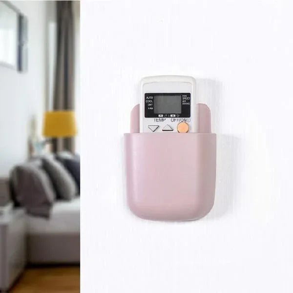 Wall Mounted Storage Case with Mobile Phone Charging Port Plug Holder - Pack of 4 Pcs - Justgrabit Inc.