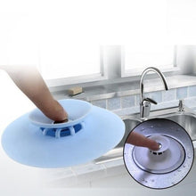 Creative 2 - in - 1 Silicone Sewer Sink Sealer Cover Drainer (multicolour) - justgrabit.in | Just Grab It
