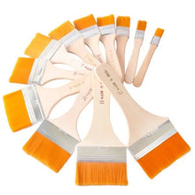 Artistic Flat Painting Brush - Set of 12 - Justgrabit Inc.